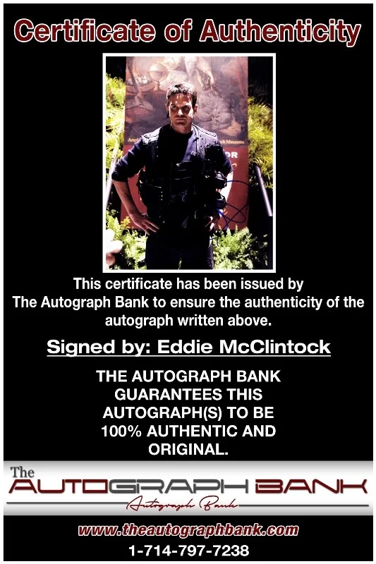 Eddie McClintock — Eddie McClintock authentic signed celebrity 8x10 photo |CERT Autographed 13256b2, изображение 2
