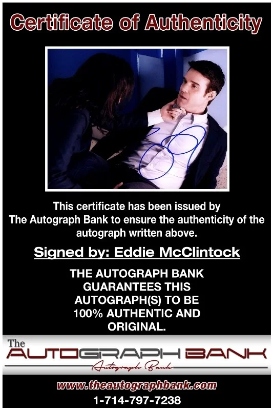Eddie McClintock — Eddie McClintock authentic signed celebrity 8x10 photo |CERT Autographed 13256b7, изображение 2