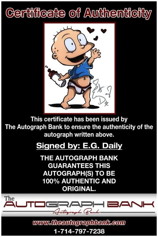 E.G. Daily — E.G. Daily authentic signed celebrity 8x10 photo W/Cert Autographed D3, изображение 2