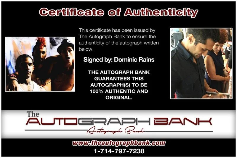 Dominic Rains — Dominic Rains authentic signed celebrity 8x10 photo W/Cert Autographed D1, изображение 2
