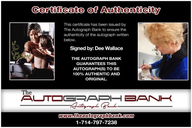 Dee Wallace — Dee Wallace authentic signed celebrity 8x10 W/Certificate Autographed (A0001), image 2