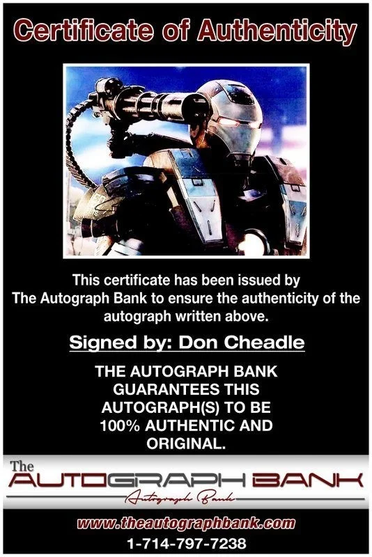 Don Cheadle — Don Cheadle authentic signed celebrity 8x10 photo W/Cert Autographed C2, image 2