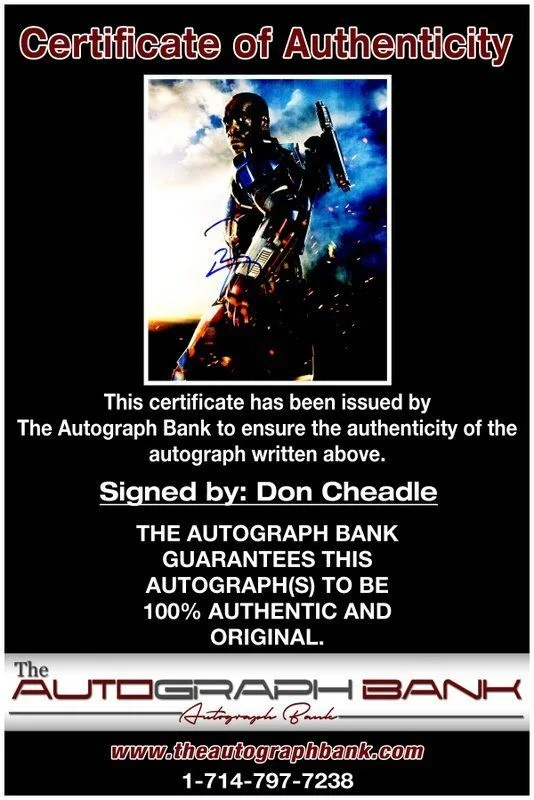 Don Cheadle — Don Cheadle authentic signed celebrity 8x10 photo W/Cert Autographed C5, image 2