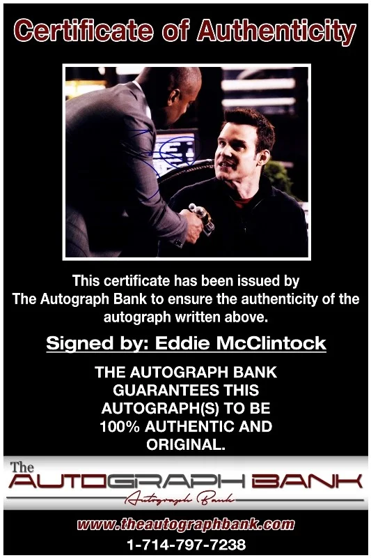 Eddie McClintock — Eddie McClintock authentic signed celebrity 8x10 photo |CERT Autographed 13256b9, изображение 2