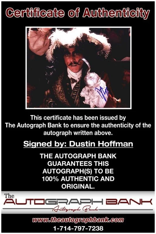Dustin Hoffman — Dustin Hoffman authentic signed celebrity 8x10 photo W/Cert Autographed D8, image 2