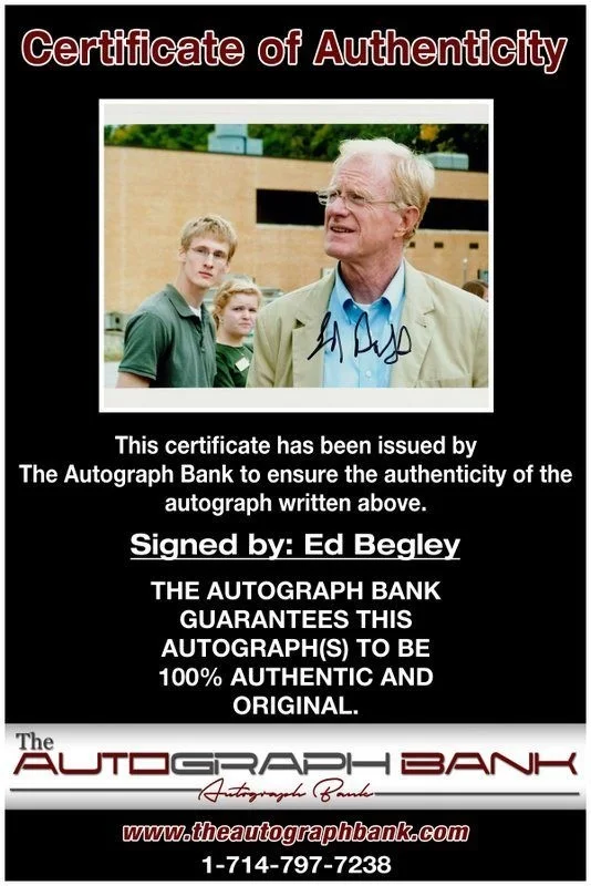 Ed Begley — Ed Begley Jr authentic signed celebrity 8x10 photo W/Cert Autographed C5, изображение 2