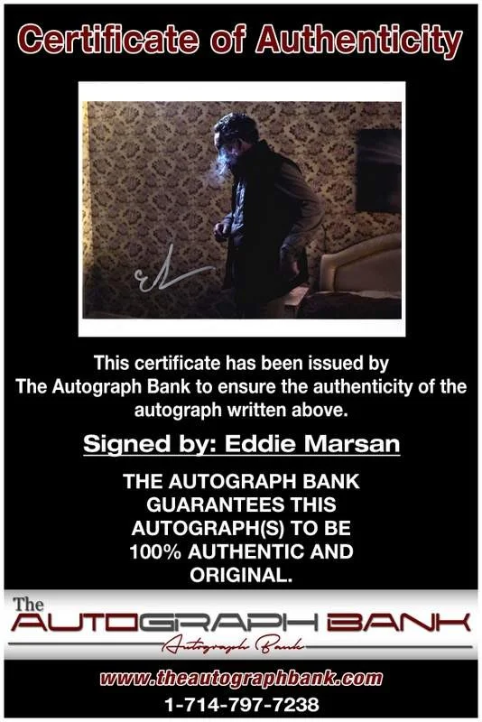 Eddie Marsan — Eddie Marsan authentic signed celebrity 8x10 W/Certificate Autographed (A0003), image 2