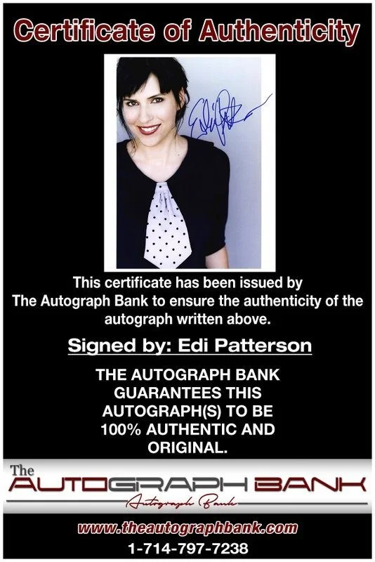 Edi Patterson — Edi Patterson authentic signed celebrity 8x10 photo W/Cert Autographed D3, image 2