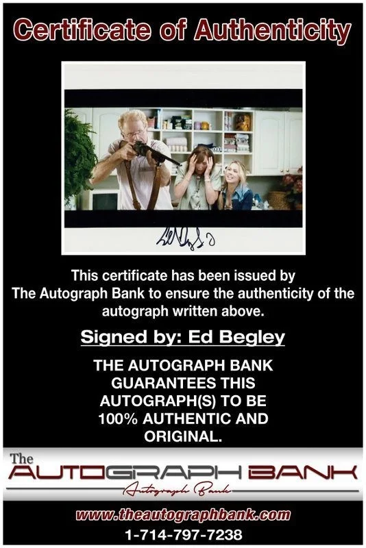 Ed Begley — Ed Begley Jr authentic signed celebrity 8x10 photo W/Cert Autographed C3, изображение 2