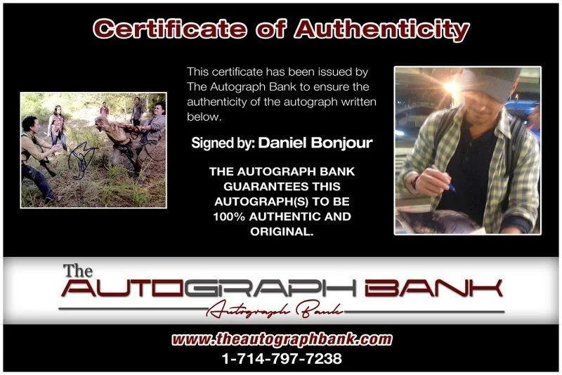 Daniel Bonjour — Daniel Bonjour authentic signed celebrity 8x10 photo W/Cert Autographed C6, изображение 2