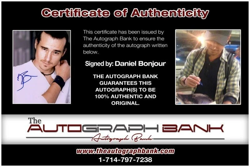 Daniel Bonjour — Daniel Bonjour authentic signed celebrity 8x10 photo W/Cert Autographed C2, изображение 2