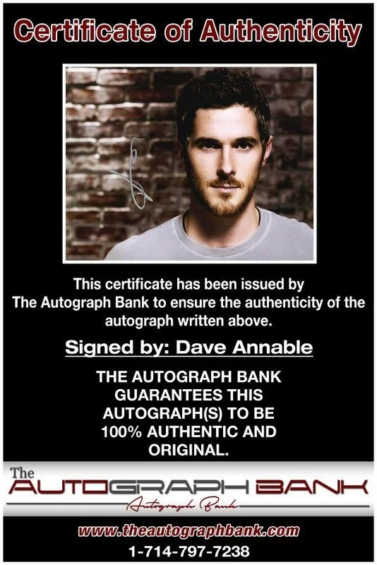Dave Annable — Dave Annable authentic signed celebrity 8x10 photo W/Cert Autographed D4, image 2