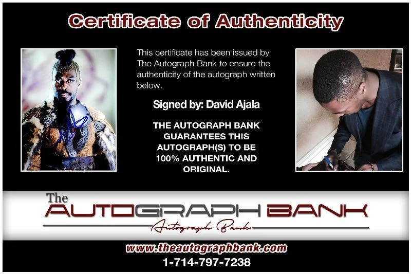 David Ajala — David Ajala authentic signed celebrity 8x10 photo W/Cert Autographed 2616a, image 2