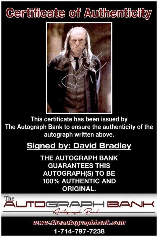 David Bradley — David Bradley authentic signed celebrity 8x10 photo W/Cert Autographed C3, image 2