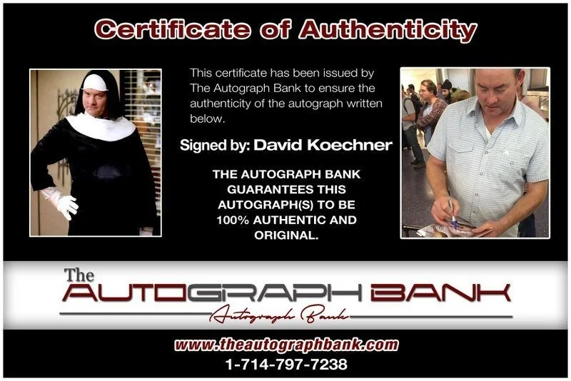 David Koechner — David Koechner authentic signed celebrity 8x10 photo W/Cert Autographed C3, image 2
