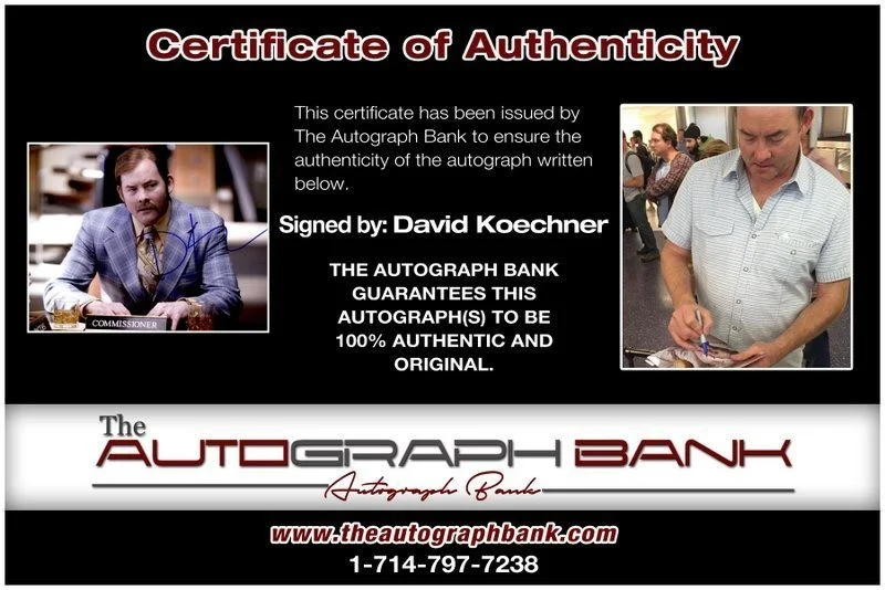 David Koechner — David Koechner authentic signed celebrity 8x10 photo W/Cert Autographed C4, image 2