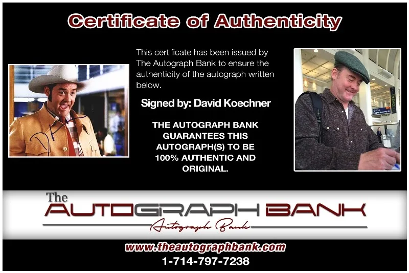 David Koechner — David Koechner authentic signed celebrity 8x10 photo W/Cert Autographed 51816a1, изображение 2