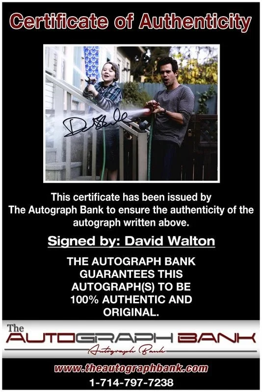 David Walton — David Walton authentic signed celebrity 8x10 photo W/Cert Autographed D4, image 2