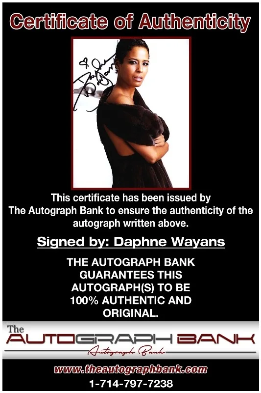 Daphne Wayans — Daphne Wayans authentic signed celebrity 8x10 photo W/Cert Autographed 51816h1, изображение 2