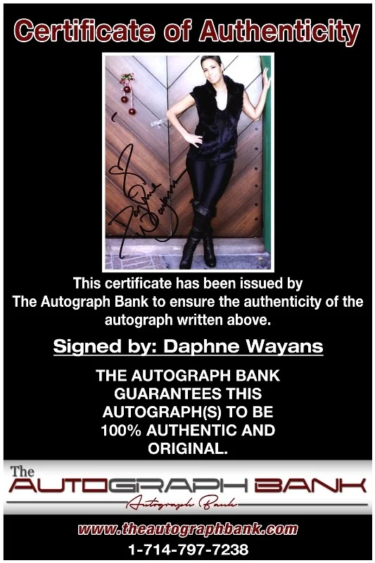 Daphne Wayans — Daphne Wayans authentic signed celebrity 8x10 photo W/Cert Autographed 51816d1, изображение 2