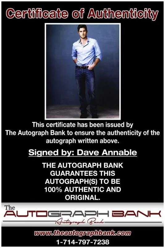 Dave Annable — Dave Annable authentic signed celebrity 8x10 photo W/Cert Autographed D6, image 2