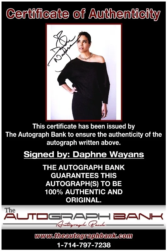 Daphne Wayans — Daphne Wayans authentic signed celebrity 8x10 photo W/Cert Autographed 51816e1, image 2