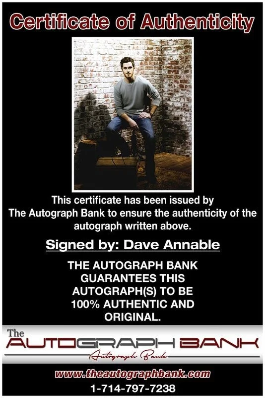Dave Annable — Dave Annable authentic signed celebrity 8x10 photo W/Cert Autographed D2, image 2