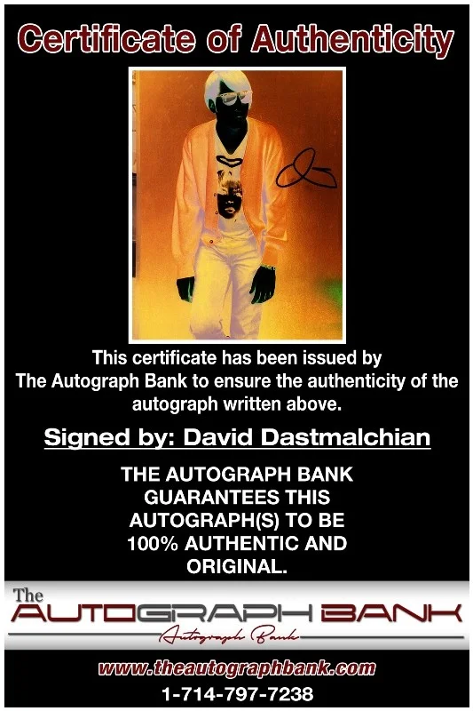 David Dastmalchian — David Dastmalchian authentic signed 8x10 photo |CERT Autographed 41916a2, image 2