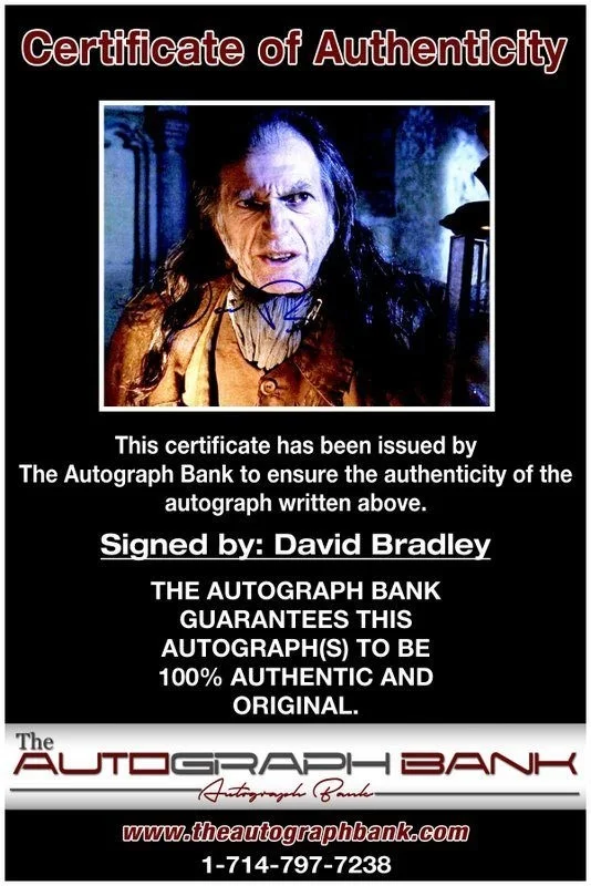 David Bradley — David Bradley authentic signed celebrity 8x10 photo W/Cert Autographed C7, image 2