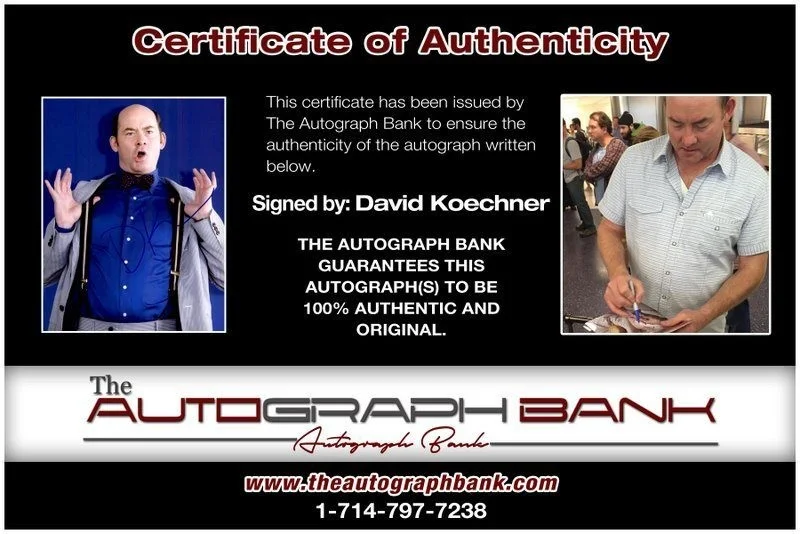 David Koechner — David Koechner authentic signed celebrity 8x10 photo W/Cert Autographed C9, image 2