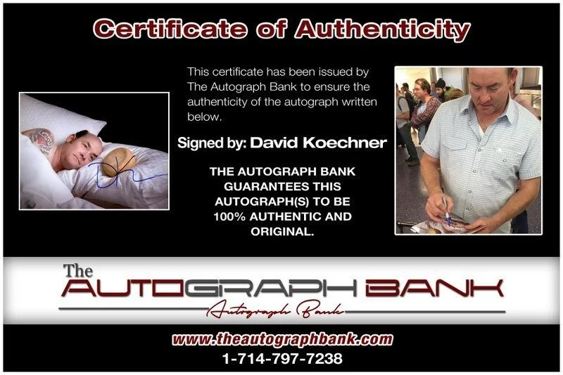David Koechner — David Koechner authentic signed celebrity 8x10 photo W/Cert Autographed C8, image 2