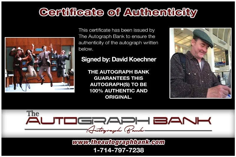 David Koechner — David Koechner authentic signed celebrity 8x10 photo W/Cert Autographed 51816f1, изображение 2
