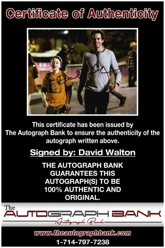 David Walton — David Walton authentic signed celebrity 8x10 photo W/Cert Autographed D5, image 2