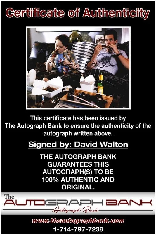 David Walton — David Walton authentic signed celebrity 8x10 photo W/Cert Autographed D3, image 2