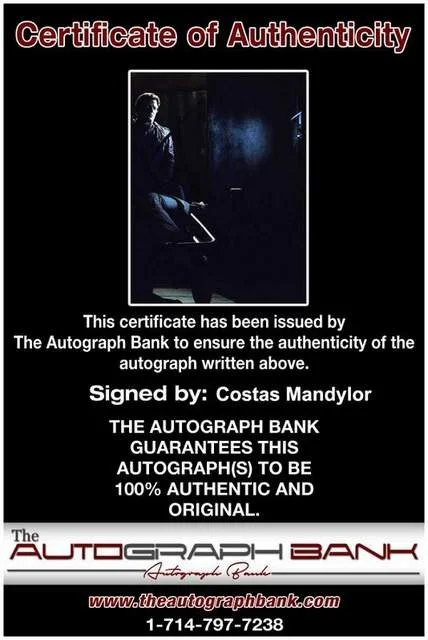 Costas Mandylor — Costas Mandylor authentic signed celebrity 8x10 photo W/Cert Autographed B0125, изображение 2