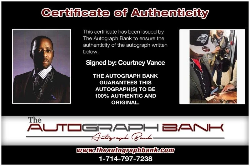 Courtney Vance — Courtney Vance authentic signed celebrity 8x10 photo W/Cert Autographed D3, image 2