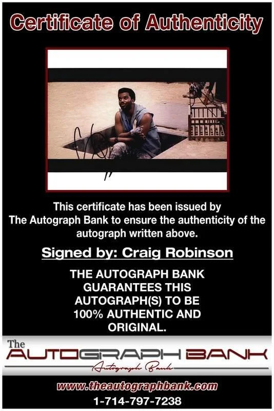 Craig Robinson — Craig Robinson authentic signed celebrity 8x10 photo W/Cert Autographed B0001, изображение 2