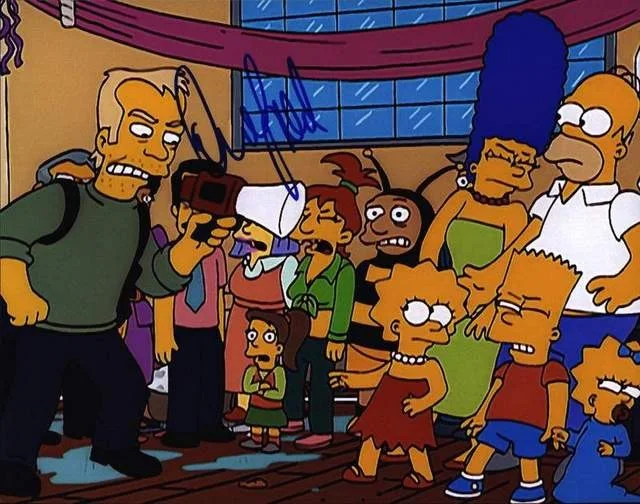 Dana Gould — Dana Gould authentic signed The Simpsons 8x10 photo W/Cert 4