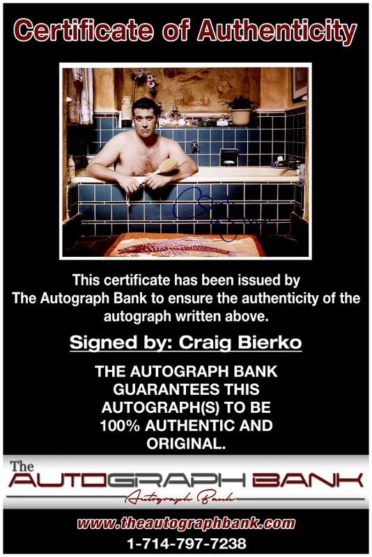 Craig Bierko — Craig Bierko authentic signed celebrity 8x10 photo W/Cert Autographed 2616i, image 2