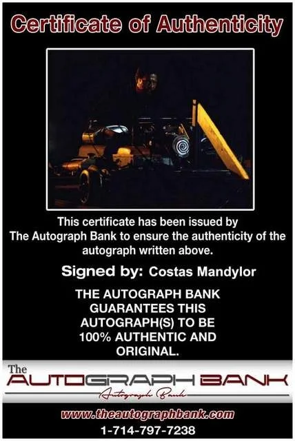 Costas Mandylor — Costas Mandylor authentic signed celebrity 8x10 photo W/Cert Autographed B0126, image 2