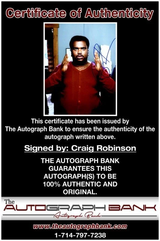 Craig Robinson — Craig Robinson authentic signed celebrity 8x10 photo W/Cert Autographed C2, image 2
