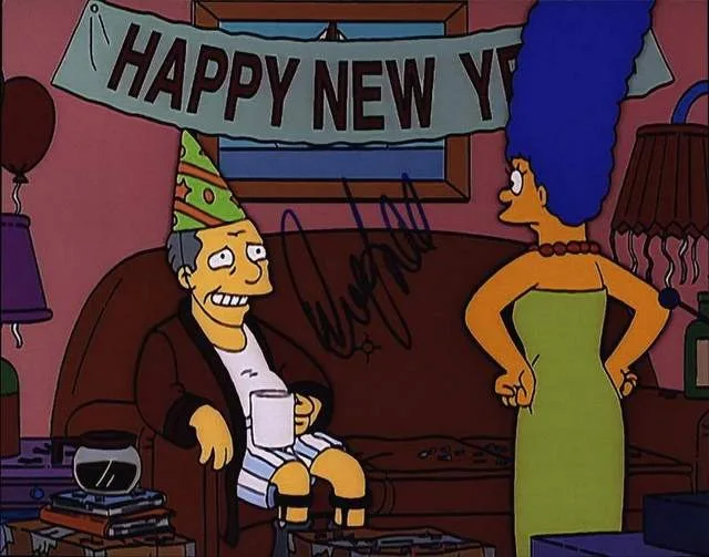 Dana Gould — Dana Gould authentic signed The Simpsons 8x10 photo W/Cert 3
