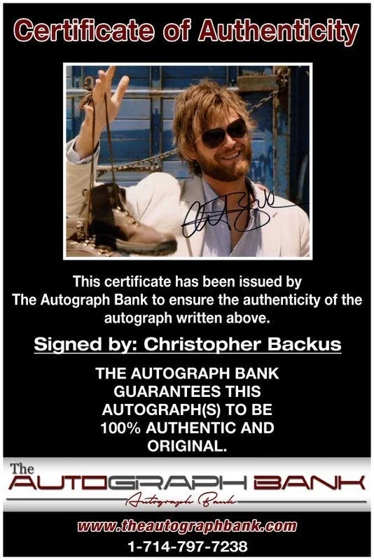 Christopher Backus — Christopher Backus authentic signed celebrity 8x10 photo W/Cert Autographed C3, image 2