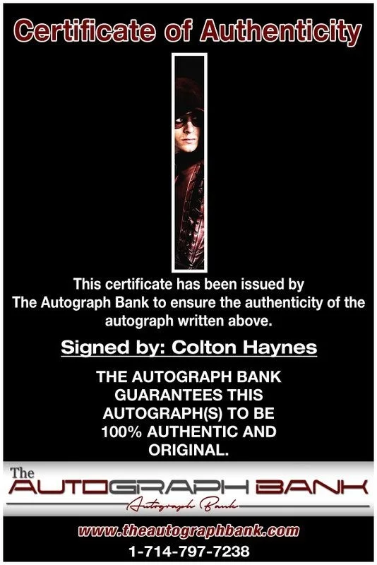 Colton Haynes — Colton Haynes authentic signed celebrity 8x10 photo W/Cert Autographed D4, image 2