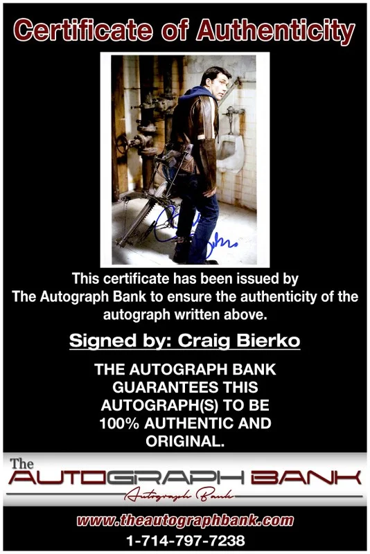 Craig Bierko — Craig Bierko authentic signed celebrity 8x10 photo W/Cert Autographed 2616a, image 2