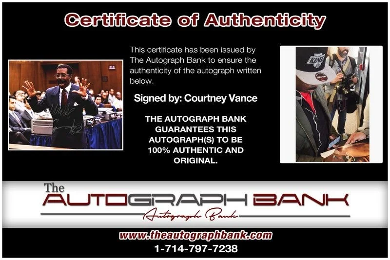 Courtney Vance — Courtney Vance authentic signed celebrity 8x10 photo W/Cert Autographed D2, изображение 2