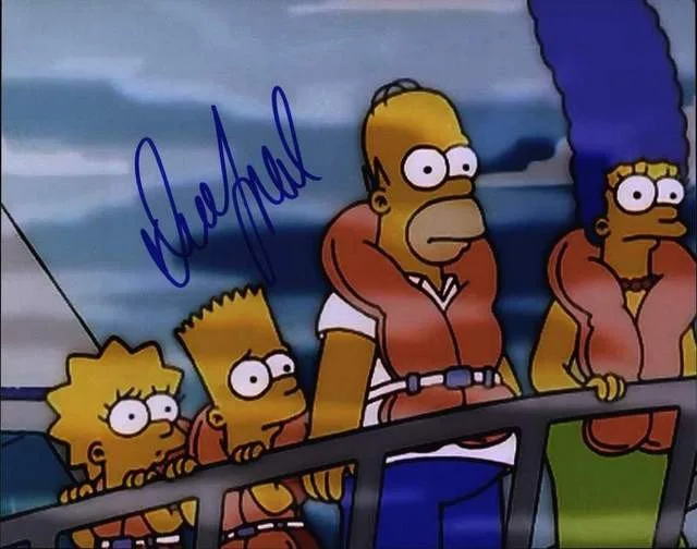 Dana Gould — Dana Gould authentic signed The Simpsons 8x10 photo W/Cert 1