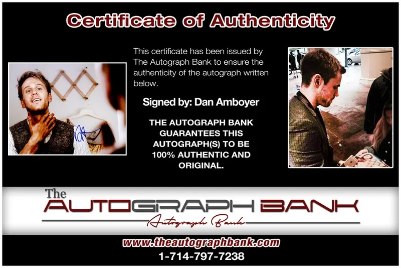 Dan Amboyer — Dan Amboyer authentic signed celebrity 8x10 photo W/Cert Autographed 2616d, изображение 2