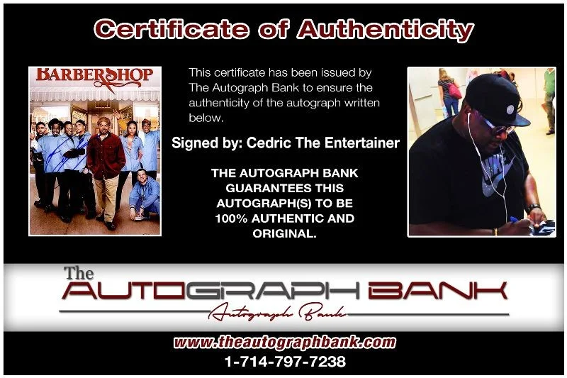 Cedric the Entertainer — Cedric The Entertainer authentic signed 8x10 photo |CERT Autographed 125f1, изображение 2