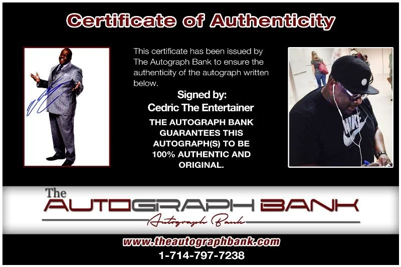Cedric the Entertainer — Cedric The Entertainer authentic signed 8x10 photo |CERT Autographed 2616r, image 2